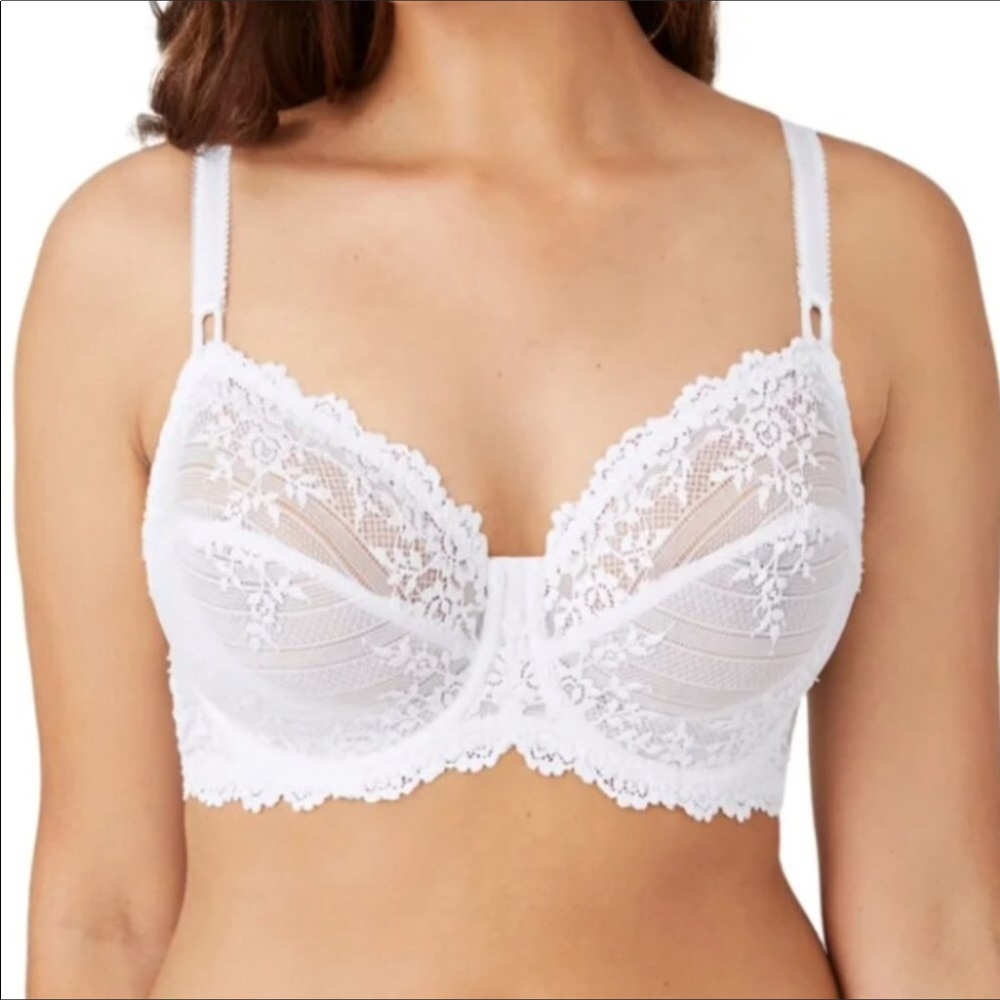 Wacoal Embrace Lace Underwire Bra White 38C